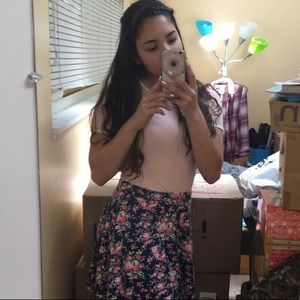 Baby Pink Forever 21 Bodysuit